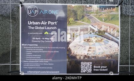 Urban-Air Port - The Global Launch, Coventry UK Stockfoto