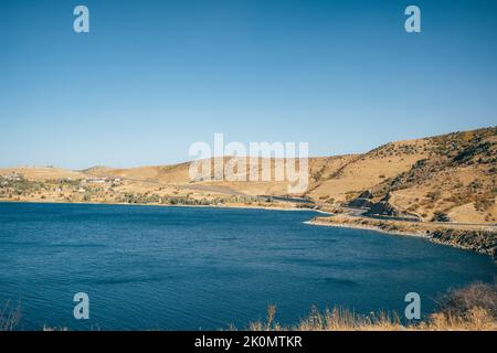 Landschaft des Van-Sees der größte See in der Türkei Stockfoto