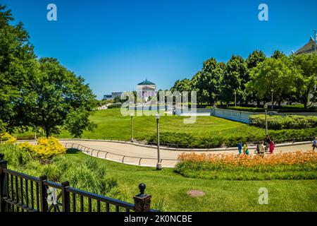 Eine riesige öffentliche Museum in Chicago, Illinois. Stockfoto