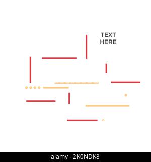 Moderne Linien in weißem Design. Kreatives dynamisches Linienmuster. Abstraktes Vektordesign Stock Vektor