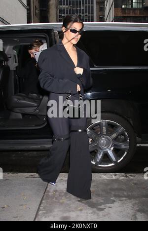 New York, NY, USA. 12. September 2022. Kourtney Kardashian Barker gesehen auf der NBC's Today Show in New York City am 12. September 2022 Quelle: RW/Media Punch/Alamy Live News Stockfoto