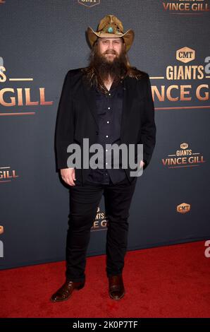 Nashville, USA, 12. September 2022, Chris Stapleton bei der Aufnahme von CMT Giants: Vince Gill am 12. September 2022 im Fisher Center of Performing Arts in Belmont in Nashville, TN. © Tammie Arroyo / AFF-USA.com Stockfoto