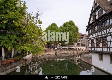 Le Petite France Straßburg Stockfoto