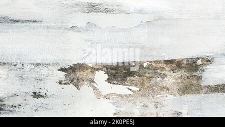 Moderne abstrakte Landschaft. Künstlerische kreative Design-Projekte: Plakate, Banner, Teppich, KARTEN, Websites, Drucken, Hintergrundbild. Handbemalte Kunstwerke Stockfoto