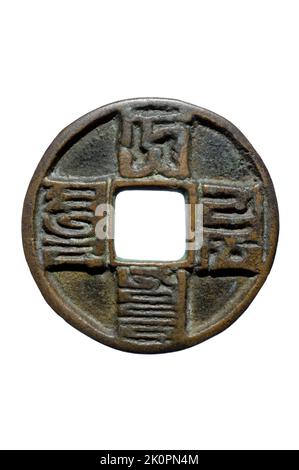 Chinesische Yuan-Dynastie Münze Stockfoto