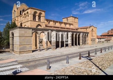 Basilika San Vicente in Avila, Spanien. Stockfoto