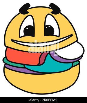 Niedlicher Bienencharakter, Emoticon des Personagevektors Stock Vektor