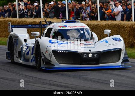 Pierre Fillon, Stephane Richelmi, H24Racing LMPH2G, Brennstoffzellenantrieb, Sparks of Genius, Voll elektrisch angetrieben mit erstaunlichen Drehzahlen, CO Stockfoto