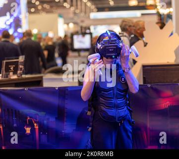 London, Großbritannien. 13. September 2022. IAAPA Expo Europe (Global Association for the Attractions Industry) Excel London Kredit: Ian Davidson/Alamy Live News Stockfoto