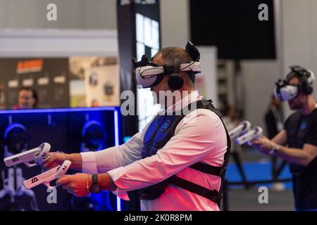 London, Großbritannien. 13. September 2022. IAAPA Expo Europe (Global Association for the Attractions Industry) Excel London Kredit: Ian Davidson/Alamy Live News Stockfoto