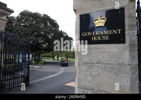 Sydney, Australien. 13.. September 2022. Government House Sydney. Kredit: Richard Milnes/Alamy Live Nachrichten Stockfoto