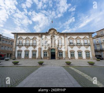 Rathaus von Braga (Paços do Concelho) - Braga, Portugal Stockfoto