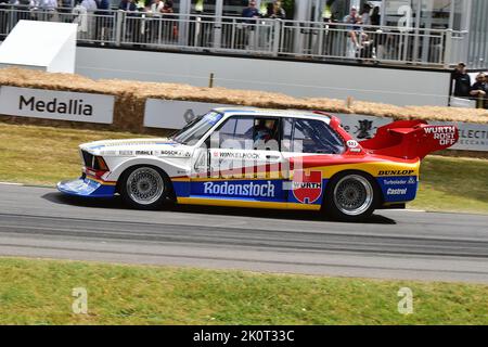 Erik Qvick, BMW E21 Group 5, in seiner 50-jährigen Geschichte hat die M Sport Division von BMW Motoren für Rennfahrer von F1 bis hin zu Le Mans-Siegern und BEE entwickelt Stockfoto