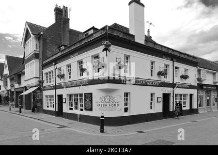 The William Walker Pub, Winchester City, Hampshire County; England; Großbritannien, VEREINIGTES KÖNIGREICH Stockfoto