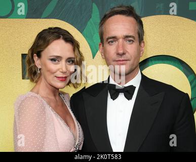 Keeley Hawes, Matthew Macfadyen nimmt am 12. September 2022 in West Hollywood, Kalifornien, an der HBO Emmy's Party 2022 in den San Vicente Bungalows Teil. Foto: Crash/imageSPACE Stockfoto