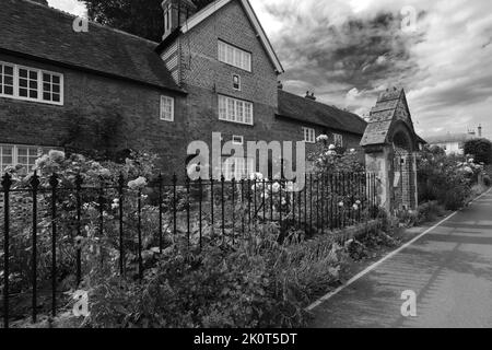 Außenansicht des Christs Krankenhaus, Stadt Winchester, Hampshire County; England; Großbritannien, UK Stockfoto