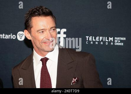 Toronto, Kanada. 12. September 2022. Hugh Jackman nimmt an der Premiere von „The Son“ während des Toronto International Film Festival 2022 in der Roy Thomson Hall am 12. September 2022 in Toronto, Ontario, Teil. Foto: PICJER/imageSPACE Kredit: Imagespace/Alamy Live News Stockfoto