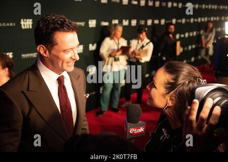 Toronto, Kanada. 12. September 2022. Hugh Jackman nimmt an der Premiere von „The Son“ während des Toronto International Film Festival 2022 in der Roy Thomson Hall am 12. September 2022 in Toronto, Ontario, Teil. Foto: PICJER/imageSPACE Kredit: Imagespace/Alamy Live News Stockfoto