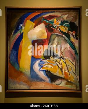 Wassily Kandinsky Malerei Studie für Malerei mit weißer Form, 1913, Detroit Institute of Arts, (DIA), Detroit, Michigan, USA