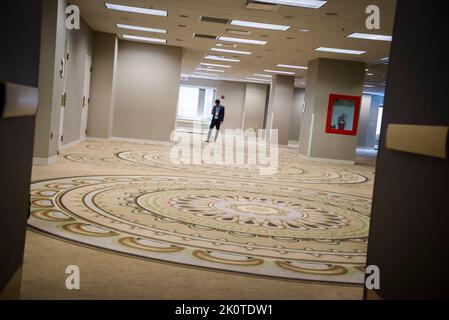 Palmer House - ein Hilton Hotel, ein historisches Hotel, in einer Schleife, die die Stadt 1875, Chicago, Illinois, USA Stockfoto