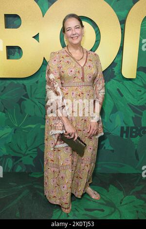 West Hollywood, USA. 12. September 2022. Harriet Sansom Harris nimmt am 12. September 2022 an der HBO Emmy's Party 2022 in den San Vicente Bungalows in West Hollywood, Kalifornien, Teil. Foto: Crash/imageSPACE/Sipa USA Kredit: SIPA USA/Alamy Live News Stockfoto