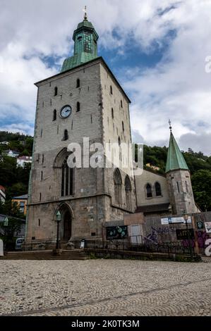 Kathedrale Von Bergen Stockfoto