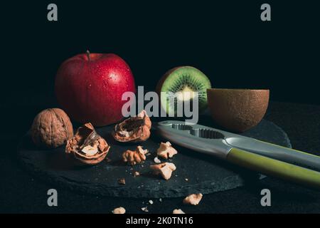 Stillleben Komposition mit gemischten Früchten Stockfoto