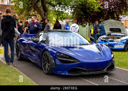 McLaren 720S, ausgestellt auf der Juni-Scramble, die am 19.. Juni 2022 im Bicester Heritage Centre stattfand Stockfoto