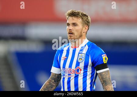 Huddersfield, Großbritannien. 13. September 2022. Danny ward #25 von Huddersfield Town während des Sky Bet Championship-Spiels Huddersfield Town gegen Wigan Athletic im John Smith's Stadium, Huddersfield, Großbritannien, 13.. September 2022 (Foto von Conor Molloy/News Images) in Huddersfield, Großbritannien am 9/13/2022. (Foto von Conor Molloy/News Images/Sipa USA) Quelle: SIPA USA/Alamy Live News Stockfoto