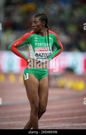 Dorcas Bazolo Lorene nimmt an den 200 Metern der Leichtathletik-Europameisterschaften in München 2022 Teil. Stockfoto