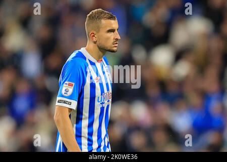 Huddersfield, Großbritannien. 13. September 2022. Michal Helik #39 von Huddersfield Town während des Sky Bet Championship-Spiels Huddersfield Town gegen Wigan Athletic im John Smith's Stadium, Huddersfield, Großbritannien, 13.. September 2022 (Foto von Conor Molloy/News Images) in Huddersfield, Großbritannien am 9/13/2022. (Foto von Conor Molloy/News Images/Sipa USA) Quelle: SIPA USA/Alamy Live News Stockfoto