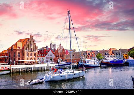 Hafen, Wismar, Ostsee, Deutschland Stockfoto