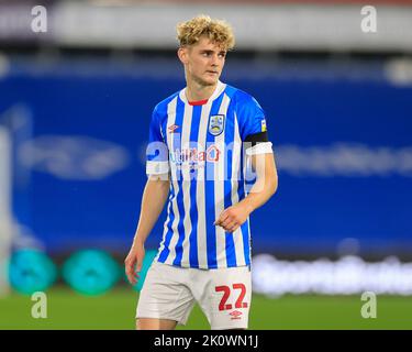 Huddersfield, Großbritannien. 13. September 2022. Jack Rudoni #22 von Huddersfield Town während des Sky Bet Championship-Spiels Huddersfield Town gegen Wigan Athletic im John Smith's Stadium, Huddersfield, Großbritannien, 13.. September 2022 (Foto von Conor Molloy/News Images) in Huddersfield, Großbritannien am 9/13/2022. (Foto von Conor Molloy/News Images/Sipa USA) Quelle: SIPA USA/Alamy Live News Stockfoto