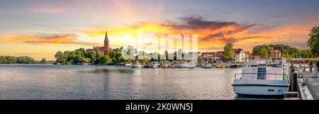 Kirche in Roebel an der Müritz, Deutschland Stockfoto