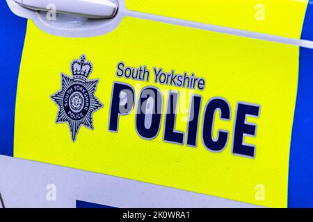 South Yorkshire Police Headline Image Stockfoto