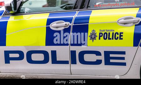 South Yorkshire Police Headline Image Stockfoto