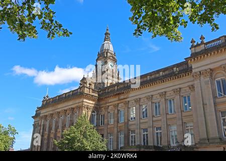 Bolton Town Hall, Victoria Square, Bolton, entworfen von William Hill aus Leeds und George Woodhouse aus Bolton, Greater Manchester, England, BL1 1RU Stockfoto