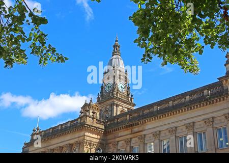 Bolton Town Hall, Victoria Square, Bolton, entworfen von William Hill aus Leeds und George Woodhouse aus Bolton, Greater Manchester, England, BL1 1RU Stockfoto