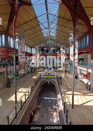 Bolton Hall Market Place Shopping Centre und Cinema Complex, Knowsley Street, Bolton, Greater Manchester, England, UK, BL1 2AR Stockfoto