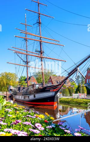 Segelschiff Friedericke von Papenburg, Niedersachsen, Deutschland Stockfoto