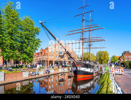 Segelschiff Friedericke von Papenburg, Niedersachsen, Deutschland Stockfoto