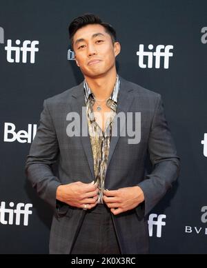 Toronto, Kanada. 13. September 2022. Kevin Tran nimmt am 13. September 2022 in Toronto, Ontario, an der Premiere des „The Greatest Beer Run Ever“ während des Toronto International Film Festival 2022 in der Roy Thomson Hall Teil. Foto: PICJER/imageSPACE/Sipa USA Kredit: SIPA USA/Alamy Live News Stockfoto