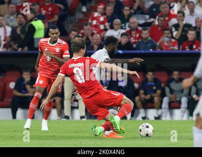 München, Deutschland . 13. September 2022. MÜNCHEN, Deutschland., . #8, Leon GORETZKA, Quelle: SPP Sport Press Foto. /Alamy Live News Stockfoto