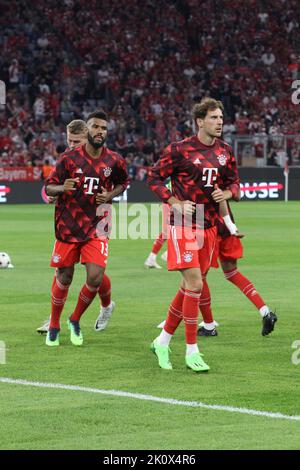 München, Deutschland . 13. September 2022. MÜNCHEN, Deutschland., . #8, Leon GORETZKA und Kredit: SPP Sport Pressefoto. /Alamy Live News Stockfoto