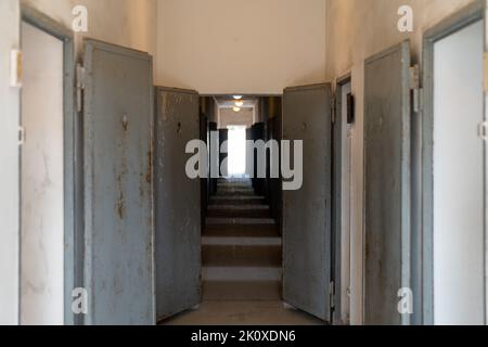 Gedenkstätte und Konzentrationslager Sachsenhausen in Oranienburg Stockfoto