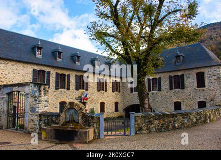Rathaus von Saint Lary Soulan in Frankreich Stockfoto