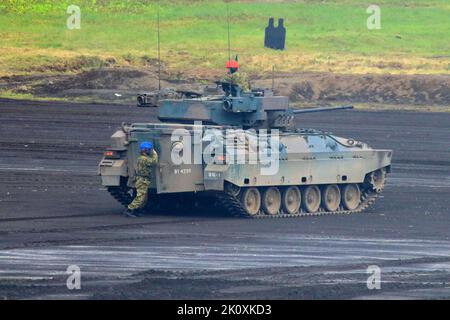 Gepanzertes Kampfflugfahrzeug vom Typ 89 der japanischen Selbstverteidigungskräfte Stockfoto