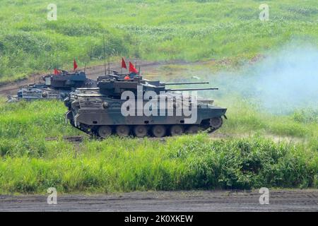 Gepanzertes Kampfflugfahrzeug vom Typ 89 der japanischen Selbstverteidigungskräfte Stockfoto