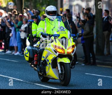 König Charles III besucht Belfast - Dienstag, 13.. September 2022 Stockfoto