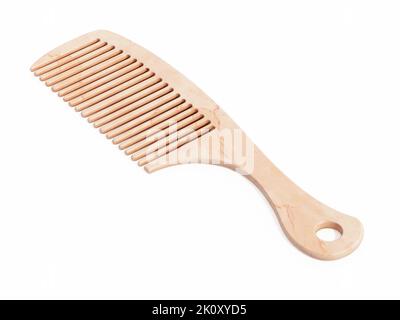 Frauenkamm isoliert auf weißem Hintergrund. 3D Abbildung. Stockfoto